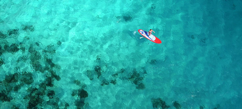 Stres, angst depressie frij op het water